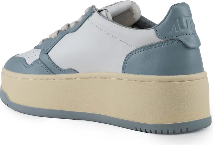 Autry Medalist Platform Sneakers In Leather - Image 2