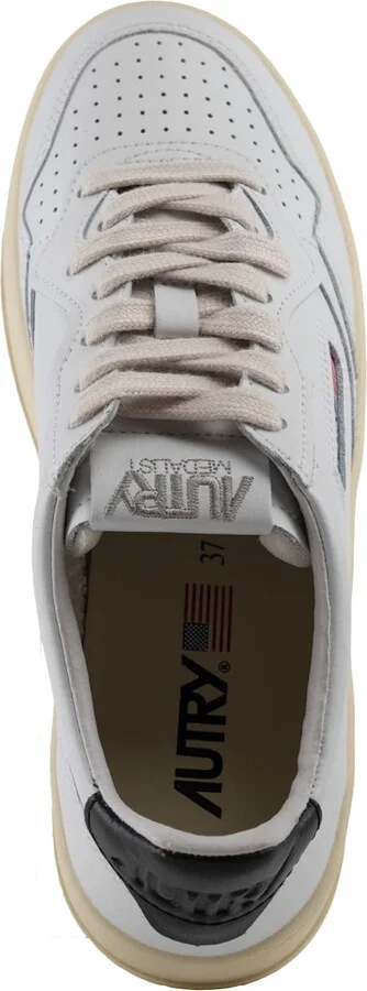 Autry Medalist Platform Sneakers In Leather - Image 3