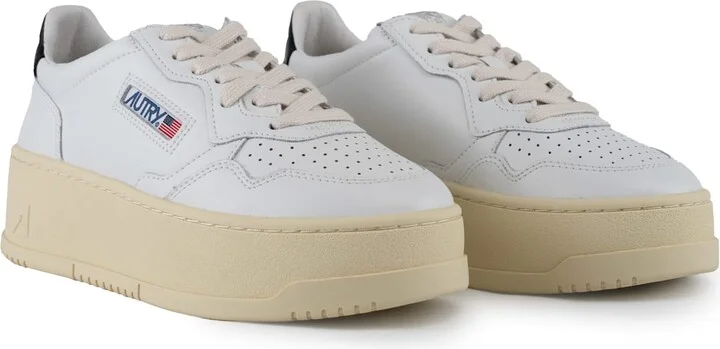 Autry Medalist Platform Sneakers In Leather - Image 4