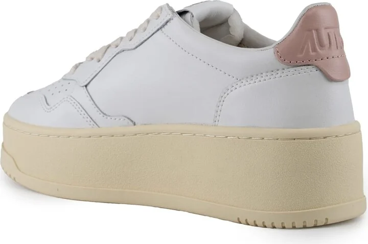 Autry Medalist Platform Sneakers In Leather - Image 2