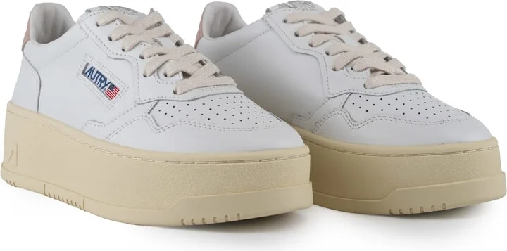 Autry Medalist Platform Sneakers In Leather - Image 4