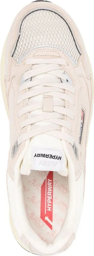 Autry Medalist Sneakers In Beige With Suede - Image 3