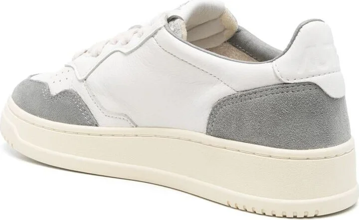 Autry Medalist Sneakers In Leather With Grey Suede - Image 4