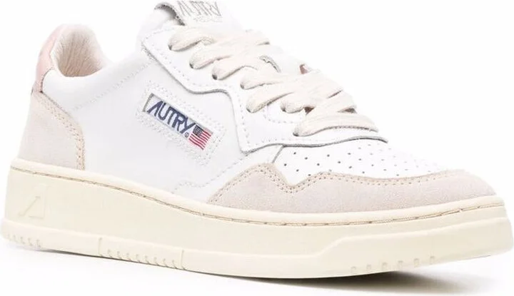 Autry Medalist'' Sneakers In Leather With Suede Inserts - Image 3
