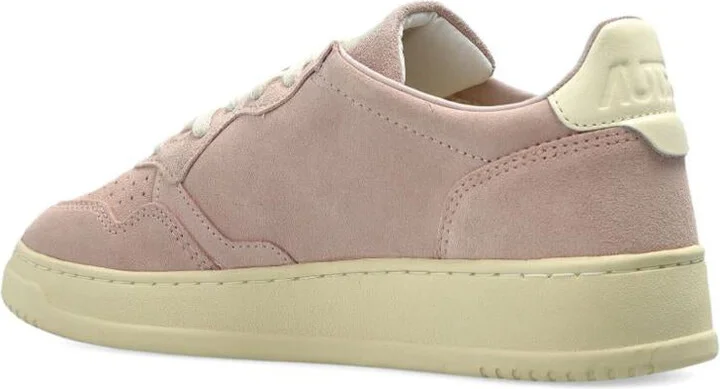 Autry 'Medalist' Sneakers In Pink Suede Leather - Image 2