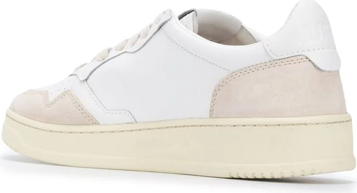 Autry Medalist Sneakers In White And Black With Suede - Image 3