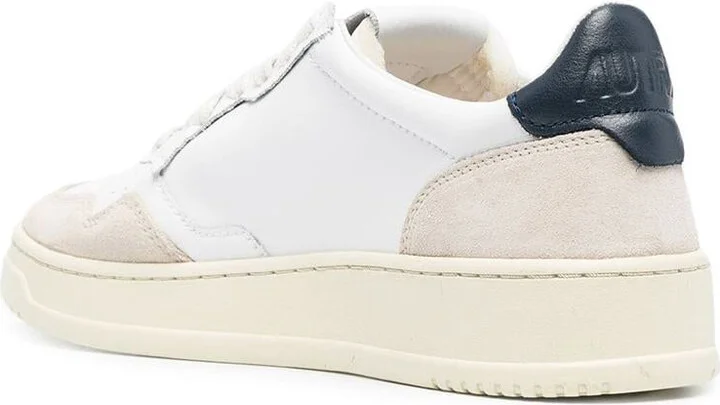Autry 'Medalist' Sneakers In White And Blue With Suede - Image 3