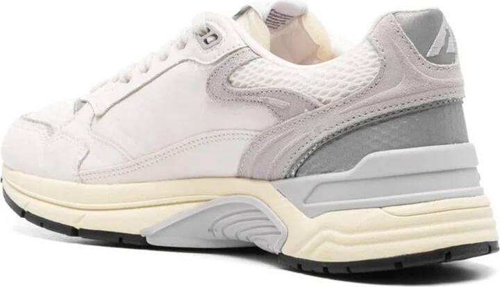 Autry Medalist Sneakers In White And Grey With Suede - Image 3