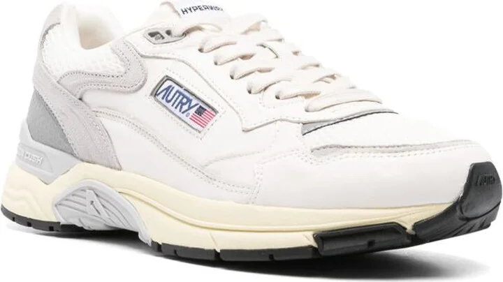 Autry Medalist Sneakers In White And Grey With Suede - Image 4