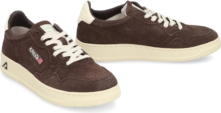 Autry Medalist Suede Low-Top Sneakers - Image 3