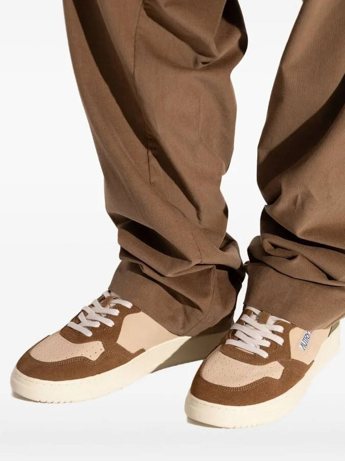 Autry 'Medalist' Suede Panelled Trainers - Image 2