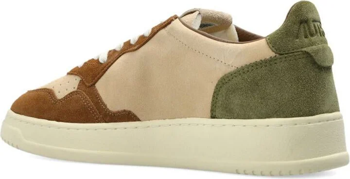 Autry 'Medalist' Suede Panelled Trainers - Image 5