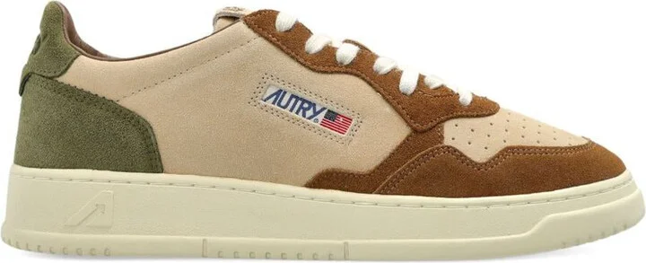 Autry 'Medalist' Suede Panelled Trainers