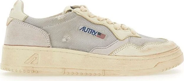 Autry Medalist Super Vintage Lace-Up Sneakers