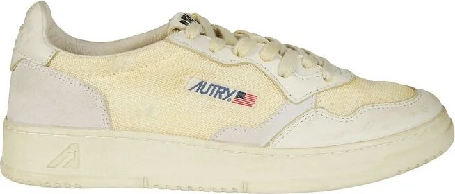 Autry Medalist Super Vintage Lace-Up Sneakers