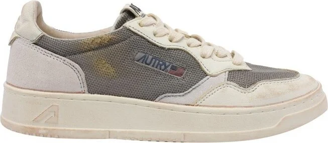 Autry Medalist Super Vintage Lace-Up Sneakers