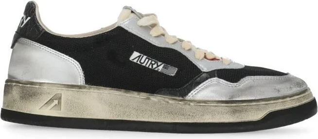 Autry Medalist Super Vintage Lace-Up Sneakers
