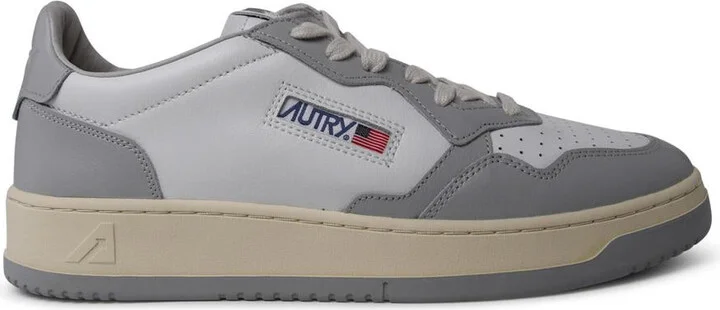 Autry 'Medalist' Two-Tone Leather Sneakers
