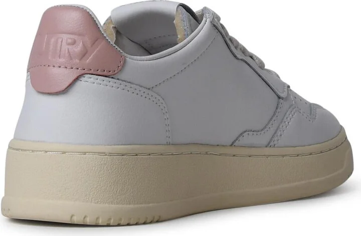 Autry 'Medalist' White Leather Sneakers - Image 3