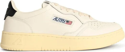 Autry 'Medalist' White Leather Sneakers