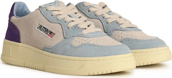 Autry 'Medialist' Light Blue Leather Sneakers - Image 2