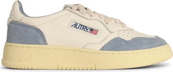 Autry 'Medialist' Light Blue Leather Sneakers