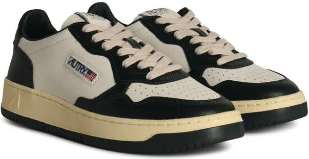 Autry 'Medialist' White Leather Sneakers - Image 2