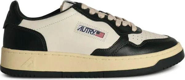 Autry 'Medialist' White Leather Sneakers