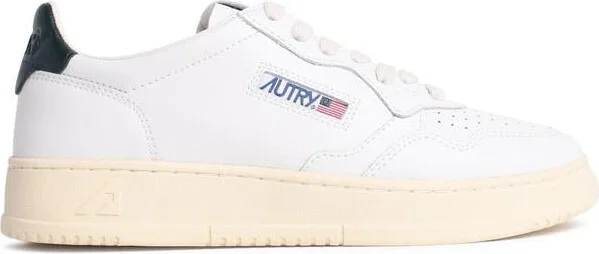 Autry 'Medialist' White Leather Sneakers