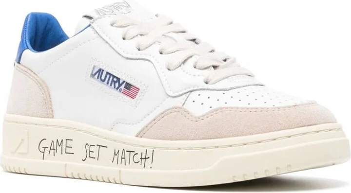 Autry 'Medialist' White Leather Sneker - Image 3