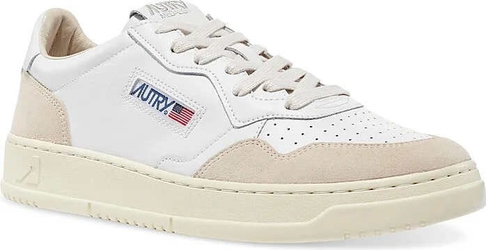 Autry Men's Medalist Leather Low Top Sneakers