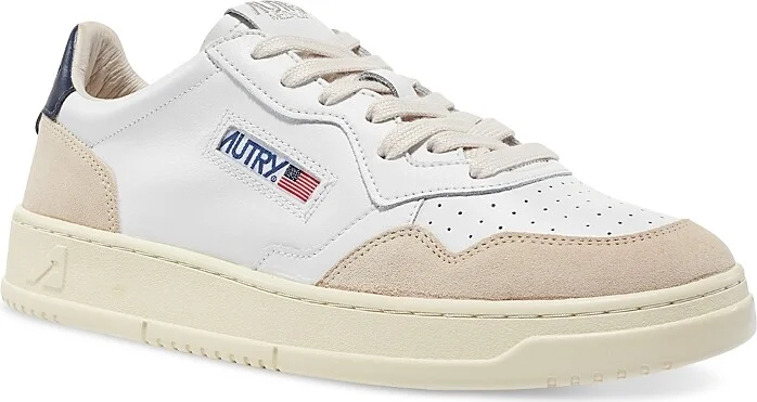 Autry Men's Medalist Leather Low Top Sneakers