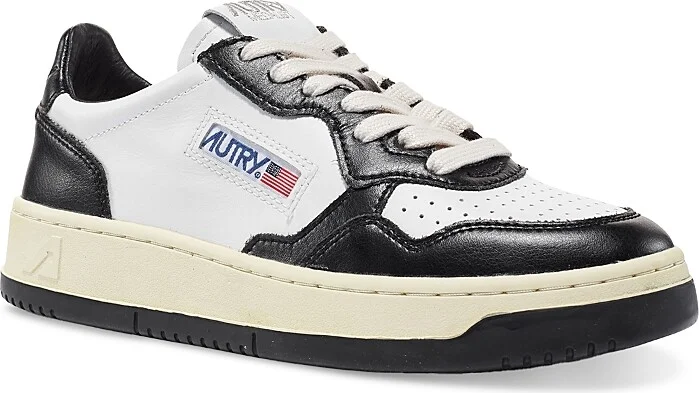Autry Men's Medalist Leather Low Top Sneakers