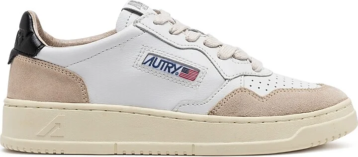 Autry Men's Medalist Leather Low Top Sneakers