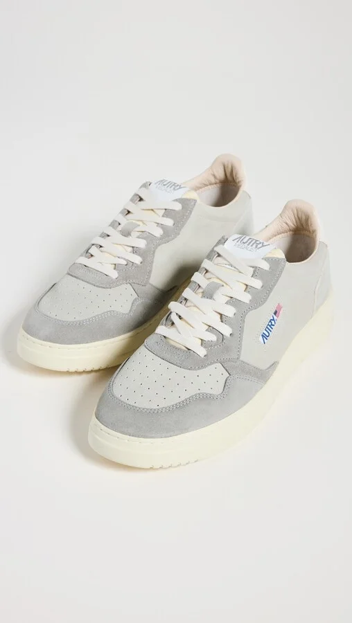 Autry Mixed Suede Medalist Low Sneakers - Image 2