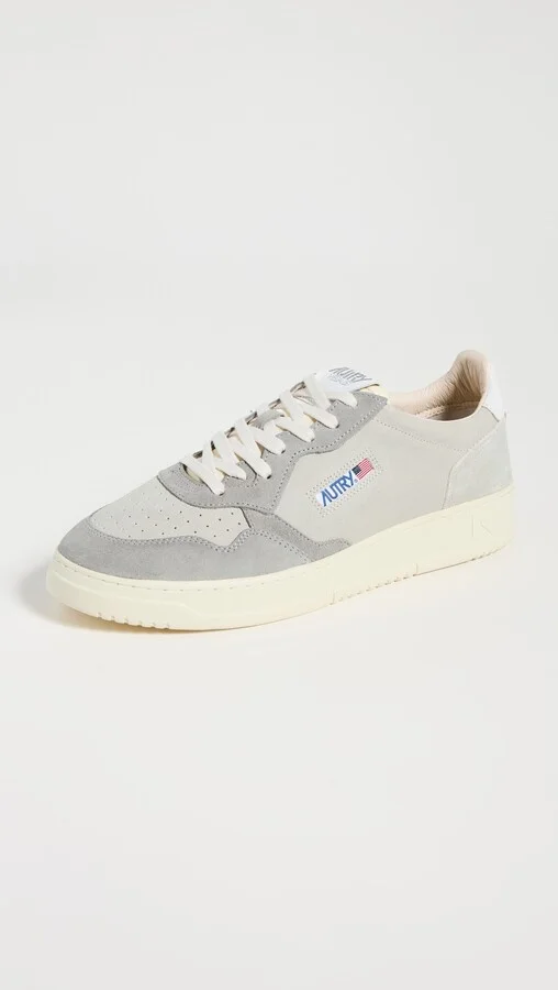 Autry Mixed Suede Medalist Low Sneakers - Image 3