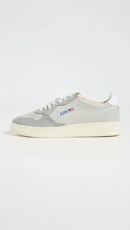 Autry Mixed Suede Medalist Low Sneakers - Image 4