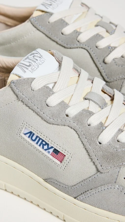 Autry Mixed Suede Medalist Low Sneakers - Image 6