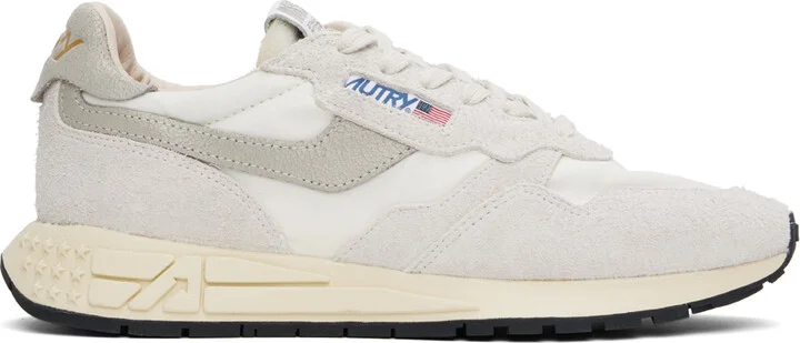AUTRY Off-White Reelwind Low Sneakers