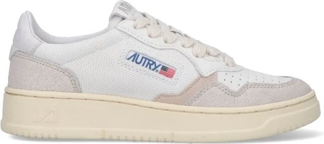 Autry Perforated Lace-Up Sneakers