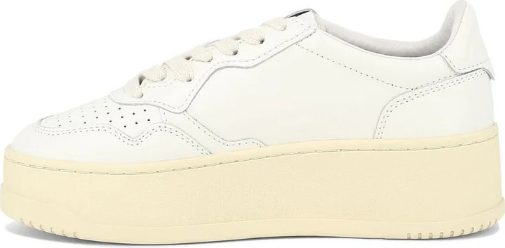 Autry Platform Low Leather Sneakers - Image 2