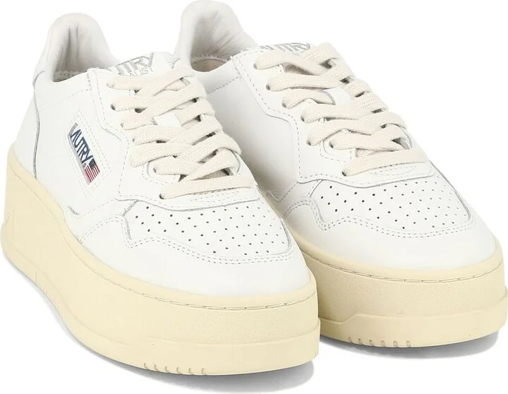 Autry Platform Low Leather Sneakers - Image 3