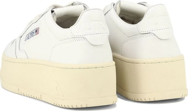 Autry Platform Low Leather Sneakers - Image 4