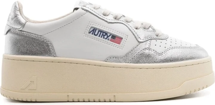AUTRY Platform Low Leather Sneakers