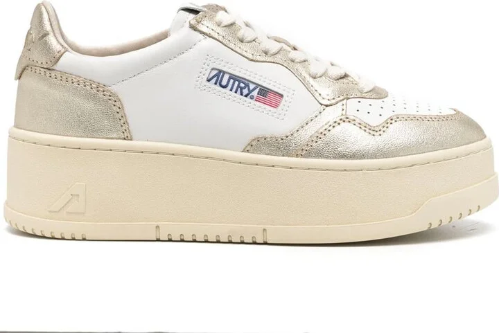 Autry Platform Low Woman Leat/Leat Shoes