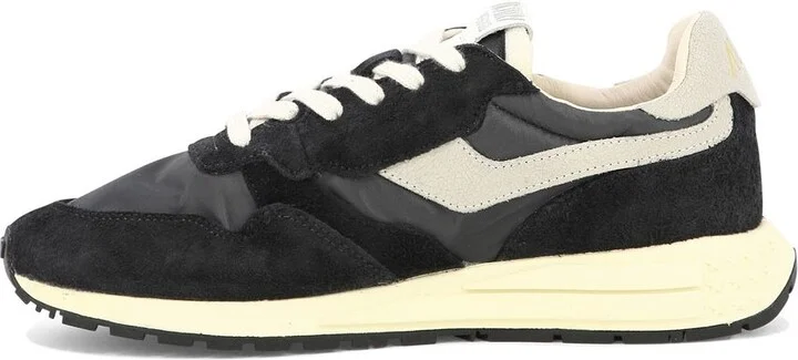 Autry Reelwind Low Nylon And Suede Sneakers - Image 8