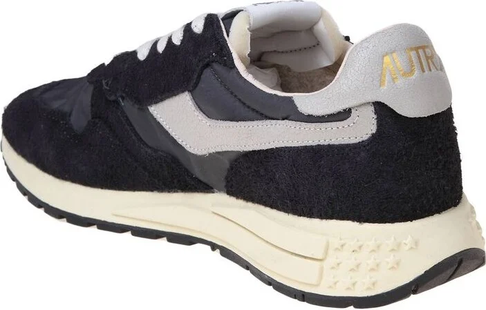 Autry Reelwind Low Nylon And Suede Sneakers - Image 9
