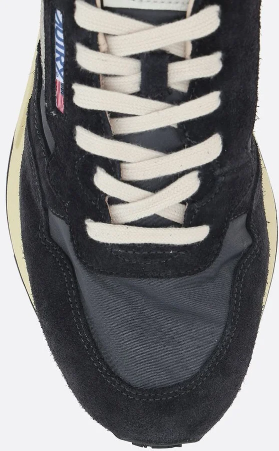 Autry Reelwind Low Nylon And Suede Sneakers - Image 11