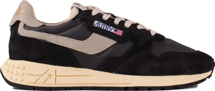 Autry Reelwind Low Nylon And Suede Sneakers