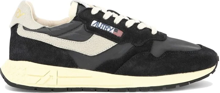 Autry Reelwind Low Nylon And Suede Sneakers